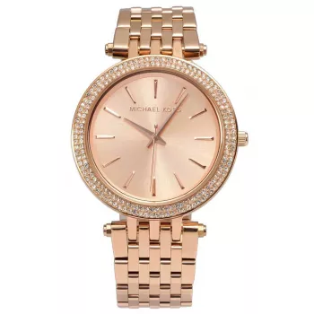 Michael Kors MK3192 Damen Quarzuhr - Roségold-Ton Edelstahl, 39 mm