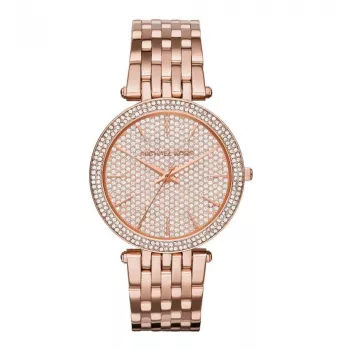 Michael Kors MK3439 Damenuhr, Edelstahl in Roségold, 39 mm