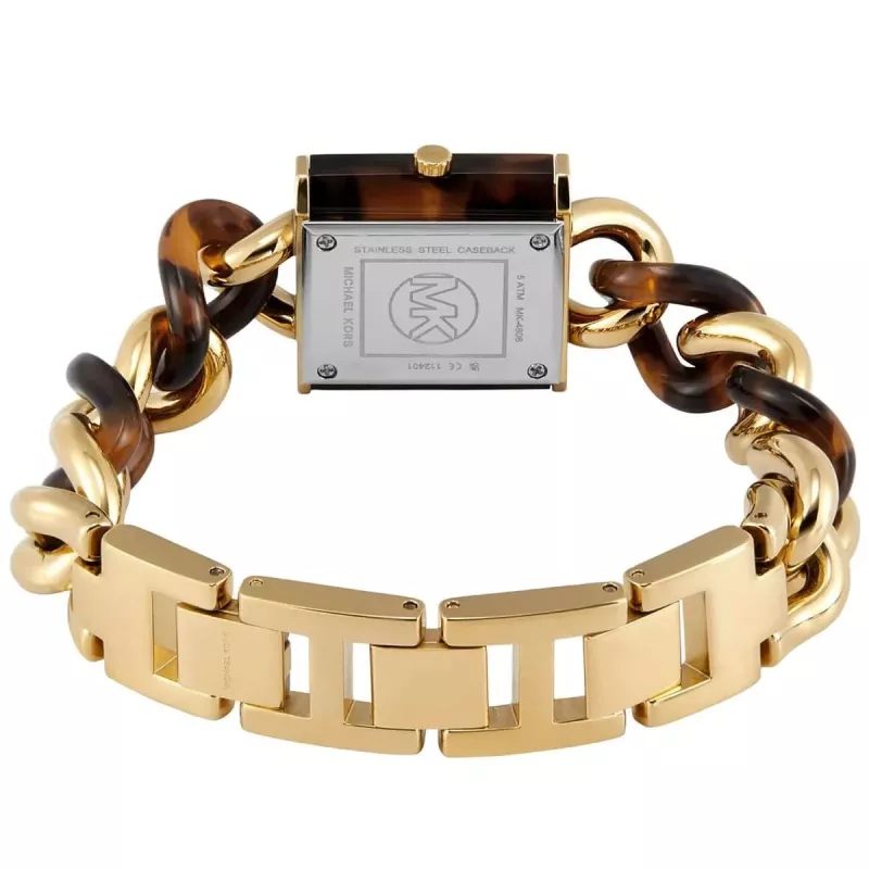 Michael Kors MK4808 Damenuhr Edelstahl Gold-Ton 25mm
