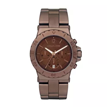 Michael Kors MK5519 Damen-Chronograph Uhr, Edelstahl Roségold, 43 mm
