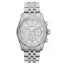 Michael Kors MK5555 Damen-Chronograph Uhr, Edelstahl in Roségold-Ton, 38 mm