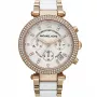 Michael Kors MK5774 Damen-Chronograph-Uhr aus roségoldfarbenem Edelstahl, 39 mm