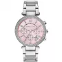 Michael Kors MK6105 Damen-Chronograph Uhr, Roségold-Ton Edelstahl, 39mm