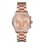 Michael Kors MK6204 Damen-Chronograph Uhr, Edelstahl Roségold-Ton, 40mm