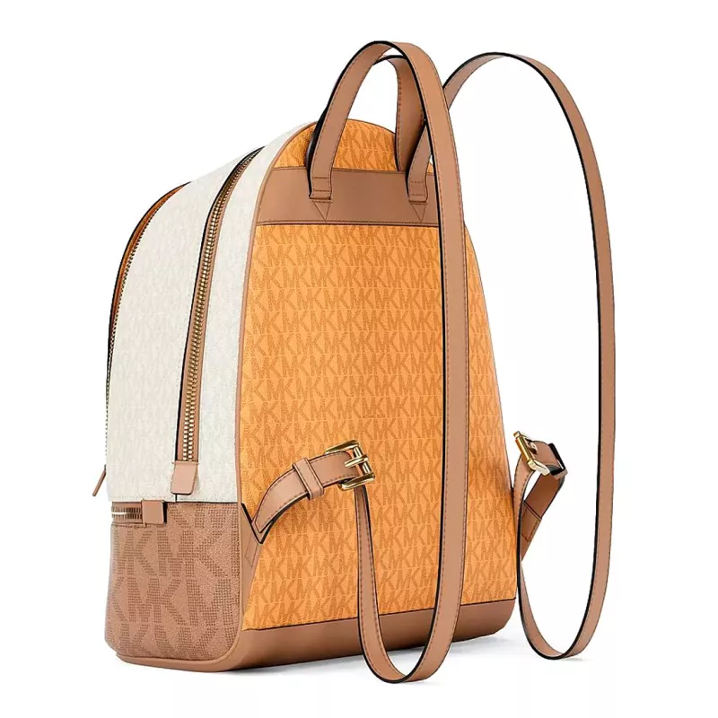 Michael Kors Raven Rucksack Vanille Saffiano-Leder Damen Medium 35S5GRAB6VORA