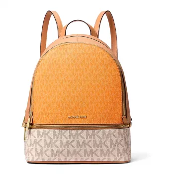 Michael Kors Raven Rucksack Vanille Saffiano-Leder Damen Medium 35S5GRAB6VORA
