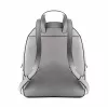Michael Kors Rhea Damen-Rucksack 28x23x10 cm Perlgrau Saffiano-Leder