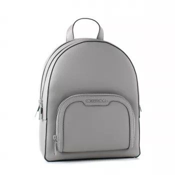 Michael Kors Rhea Damen-Rucksack 28x23x10 cm Perlgrau Saffiano-Leder