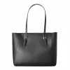 Michael Kors Sullivan Damen-Tragetasche - Saffiano-Leder, Schwarz, 34x27x11 cm