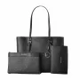 Michael Kors Sullivan Damen-Tragetasche - Saffiano-Leder, Schwarz, 34x27x11 cm
