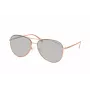 Michael Kors Unisex Sonnenbrille MK1089 Transparent Grauer Acetatrahmen Graue Gradientenlinse 59mm