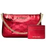 MICHAEL KORS Damen Taschen-Set 35F5GGZD6OCHE - Signature Coated Canvas Crossbody-Tasche mit passender Pochette (24x15x8 cm)