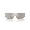 Michael Kors Damen Katzenaugen-Sonnenbrille MK1139-10146G Transparenter grauer Rahmen Grauer Verlaufsglas 58 mm