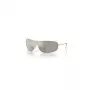 Michael Kors Damen Katzenaugen-Sonnenbrille MK1139-10146G Transparenter grauer Rahmen Grauer Verlaufsglas 58 mm