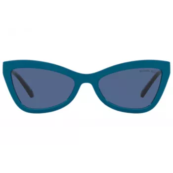 Michael Kors Damen Katzenaugen-Sonnenbrille MK2132U309780 Dunkelbraun Schildpatt Braun Verlauf 55 mm