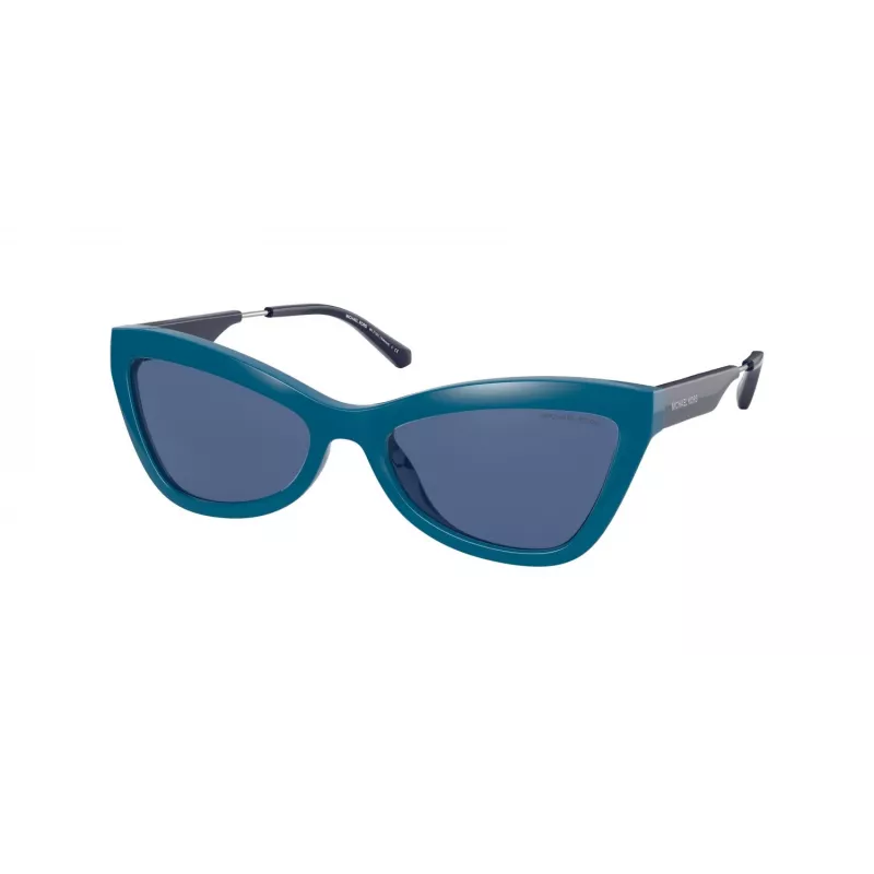 Michael Kors Damen Katzenaugen-Sonnenbrille MK2132U309780 Dunkelbraun Schildpatt Braun Verlauf 55 mm