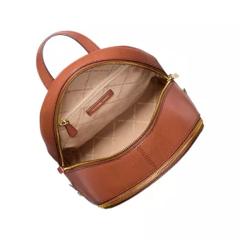 Michael Kors Damen Grab Mini Rucksack 35S5GRAB2LLUG Saffiano Leder Goldfarbene Beschläge
