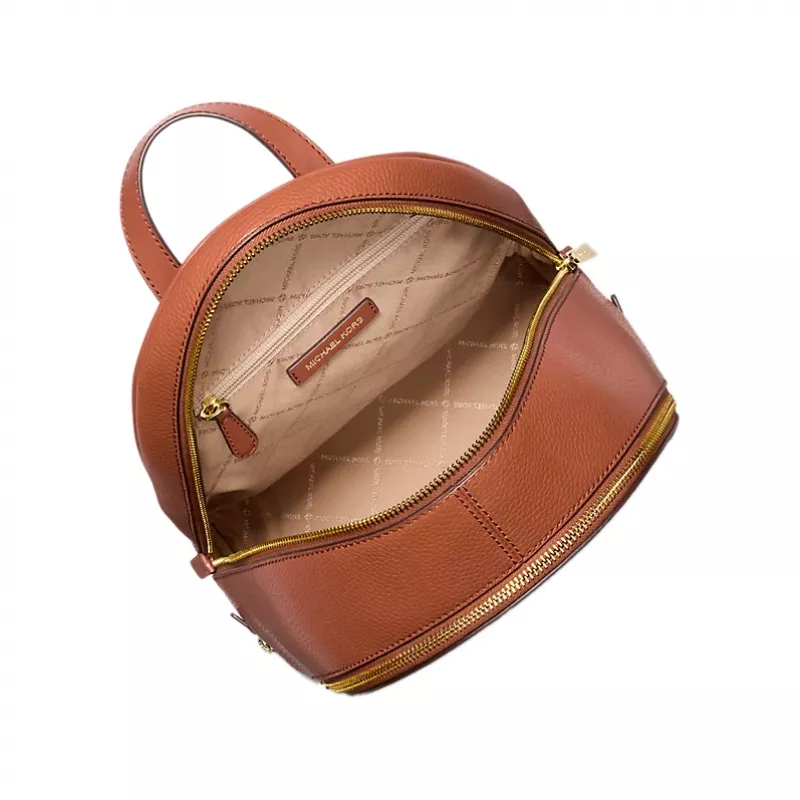 Michael Kors Damen Grab Mini Rucksack 35S5GRAB2LLUG Saffiano Leder Goldfarbene Beschläge
