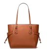 Michael Kors Damen Greenwich Saffiano Leder Schultertasche Luggage 31x28x15cm