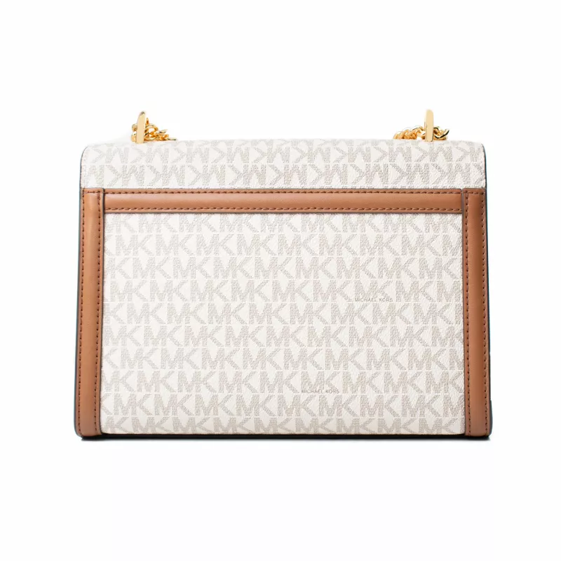 MICHAEL KORS Damen Gwen Crossbody Bag 35S5GWHL8BVAN in Vanilla, 24x18x8 cm