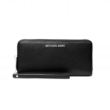 Michael Kors Damen Jet Set Travel Continental Geldbörse Saffiano Leder Schwarz 35F7STVE7LBLK