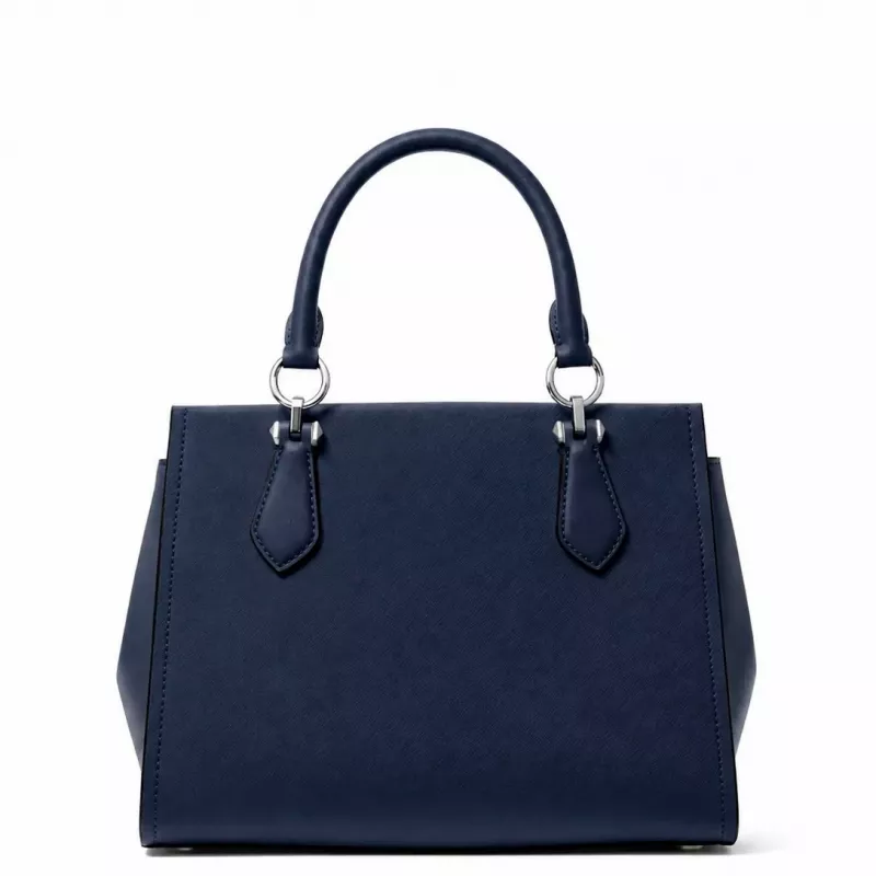MICHAEL KORS Damen Jet Set Travel Umhängetasche 35F5S6AS2LNAV Marineblau Saffiano-Leder (29x22x10 cm)