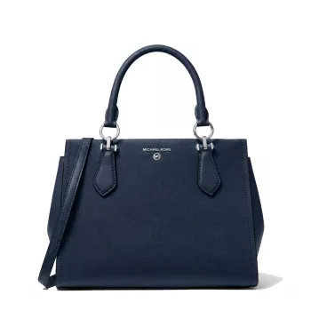 MICHAEL KORS Damen Jet Set Travel Umhängetasche 35F5S6AS2LNAV Marineblau Saffiano-Leder (29x22x10 cm)