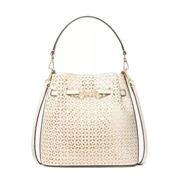 MICHAEL KORS Damen Jet Set Travel Umhängetasche 35S6G2ZC1YLTC, Braun/Acorn, 22x19x10 cm