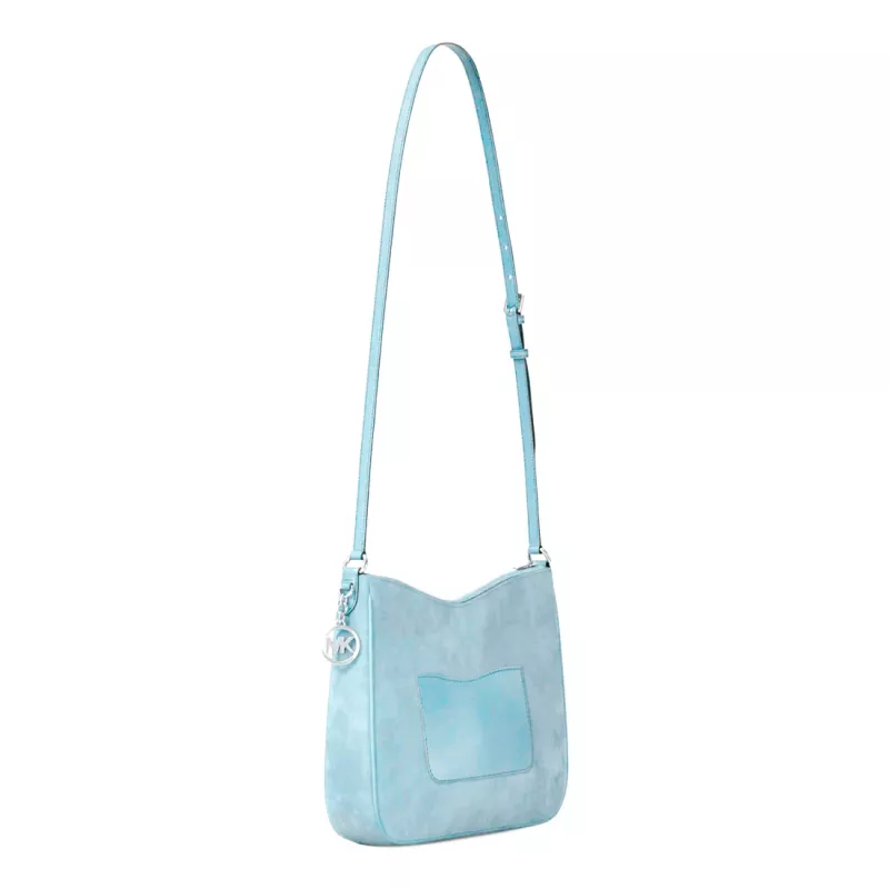 Michael Kors Damen Jet Set Travel Crossbody Bag 35S6S5ZM2SPAL – Signature Coated Canvas, 30x26x8cm