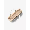 Michael Kors Damen Jet Set Travel Umhängetasche 35T4G7ZC5WOPT - Signature Canvas, Goldfarbene Beschläge