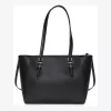 MICHAEL KORS Damen Jet Set Travel Large Saffiano Leder Tote Bag 35R3GCFT3TBLA Schwarz