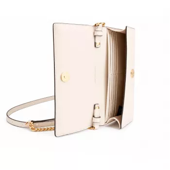 MICHAEL KORS Damen Jet Set Travel Saffiano Leder Crossbody Bag 35S6G2ZC7YLTC 22x15x4cm