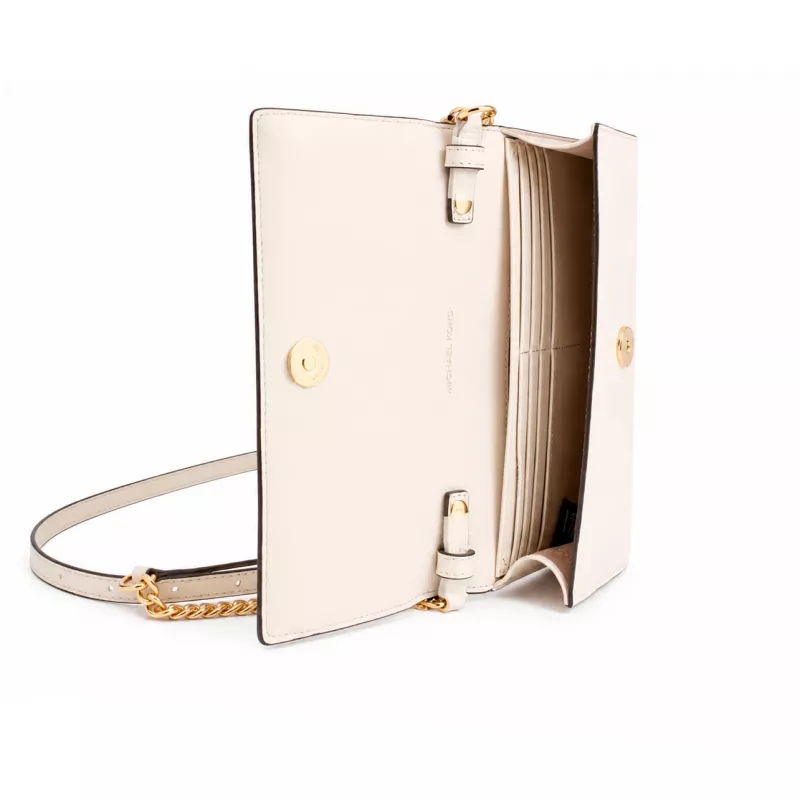 MICHAEL KORS Damen Jet Set Travel Saffiano Leder Crossbody Bag 35S6G2ZC7YLTC 22x15x4cm