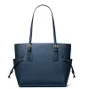 MICHAEL KORS Damen Jet Set Travel Saffiano Leder Tote Bag Marineblau 35S5GV6T7LNAV