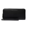 Michael Kors Damen Jet Set Travel Saffiano Leder Wristlet, Schwarz