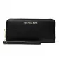 Michael Kors Damen Jet Set Travel Saffiano Leder Wristlet, Schwarz