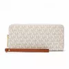 Michael Kors Damen Jet Set Travel Trifold Geldbörse aus Signature Coated Canvas, Gold-Tone Hardware - 35F8GTVT3BVNL