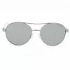 Michael Kors Damen Pilot-Sonnenbrille MK-1159 - Schwarzer Acetat-Rahmen, Graue Verlaufsgläser