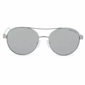 Michael Kors Damen Pilot-Sonnenbrille MK-1159 - Schwarzer Acetat-Rahmen, Graue Verlaufsgläser