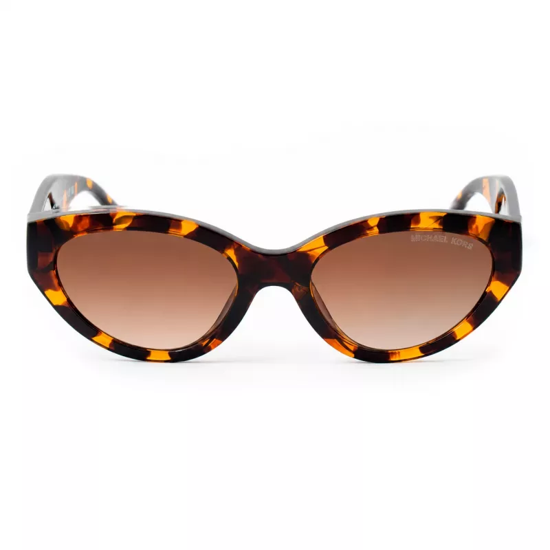 Michael Kors Damen-Katzenaugensonnenbrille MK-2253U Schwarz Grau Verlauf 53mm
