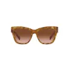 Michael Kors Damen Sonnenbrille MK2182U - Dunkles Schildpatt-Acetatgestell, Braune Verlaufsgläser, 55 mm