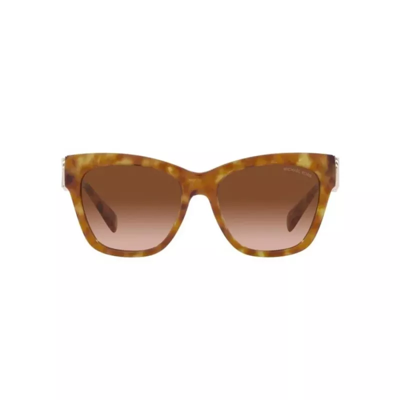 Michael Kors Damen Sonnenbrille MK2182U - Dunkles Schildpatt-Acetatgestell, Braune Verlaufsgläser, 55 mm
