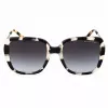 Michael Kors Damen Sonnenbrille MK2206SNOWLEO Snow Leopard Acetat Grau Verlauf 55mm