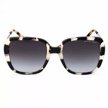 Michael Kors Damen Sonnenbrille MK2206SNOWLEO Snow Leopard Acetat Grau Verlauf 55mm