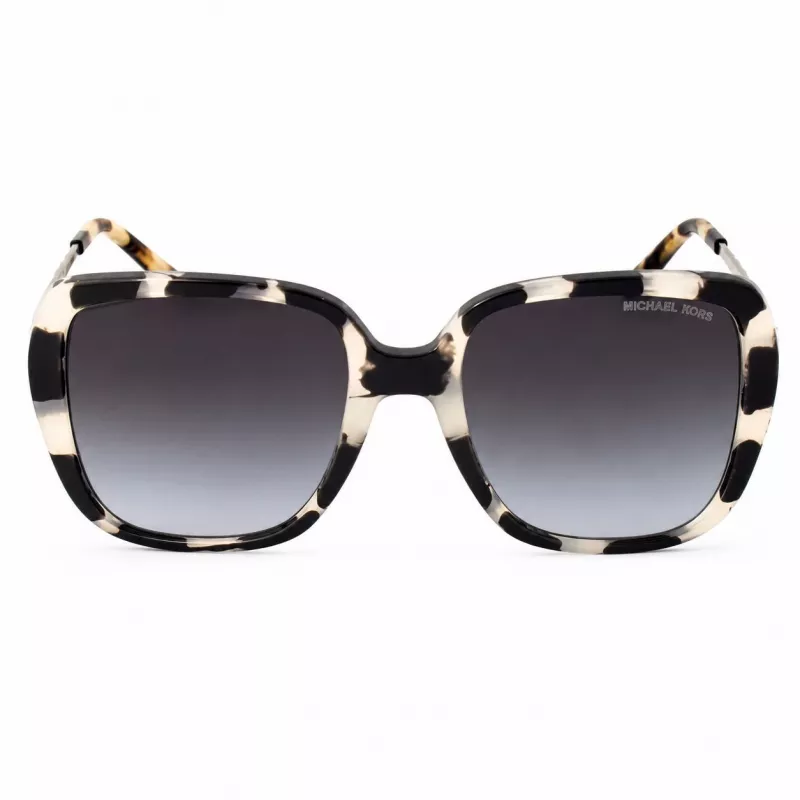Michael Kors Damen Sonnenbrille MK2206SNOWLEO Snow Leopard Acetat Grau Verlauf 55mm