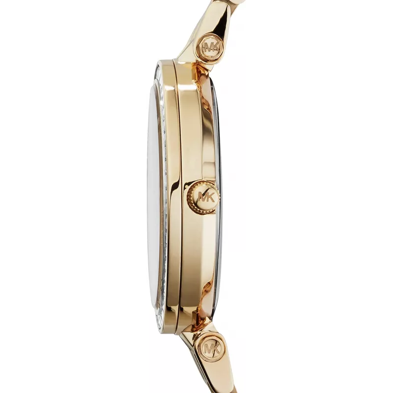 Michael Kors Damenuhr MK3365 Roségoldfarbenes Edelstahlgehäuse 34 mm