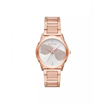 Michael Kors Damenuhr MK3673 Roségoldfarbenes Edelstahlgehäuse 38 mm