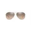 Michael Kors Damen übergroße quadratische Sonnenbrille MK1135B10143D - Verlaufsgraues Glas, schwarzer Acetatrahmen