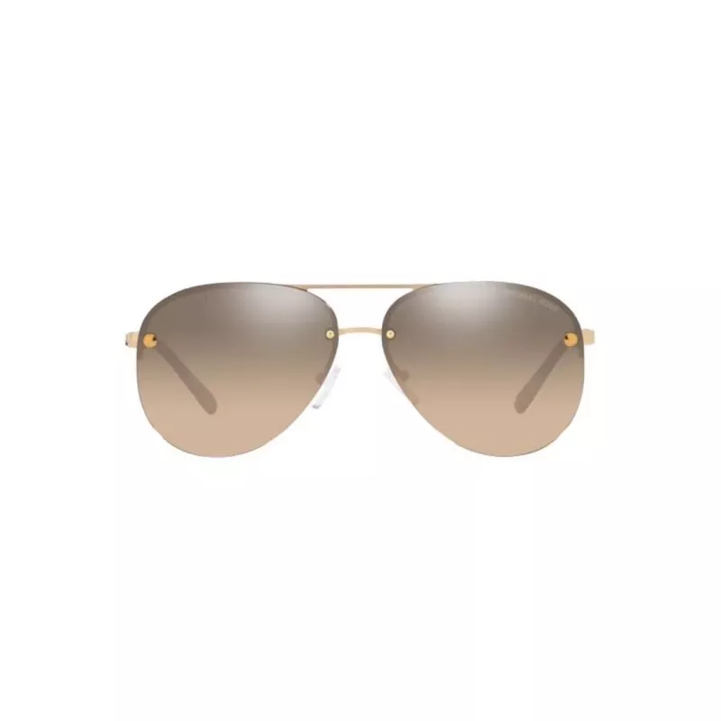 Michael Kors Damen übergroße quadratische Sonnenbrille MK1135B10143D - Verlaufsgraues Glas, schwarzer Acetatrahmen