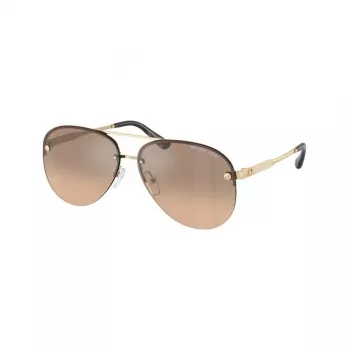 Michael Kors Damen übergroße quadratische Sonnenbrille MK1135B10143D - Verlaufsgraues Glas, schwarzer Acetatrahmen